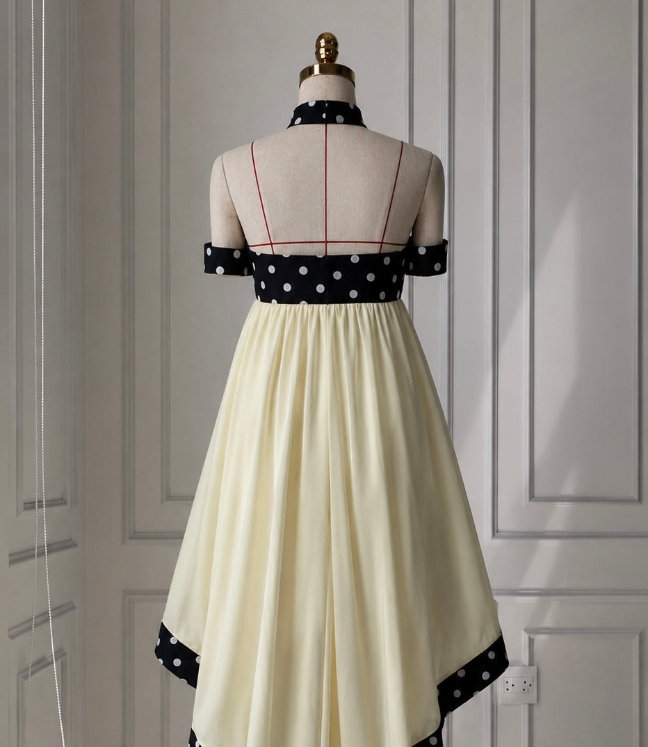 Vestido Chic lunares