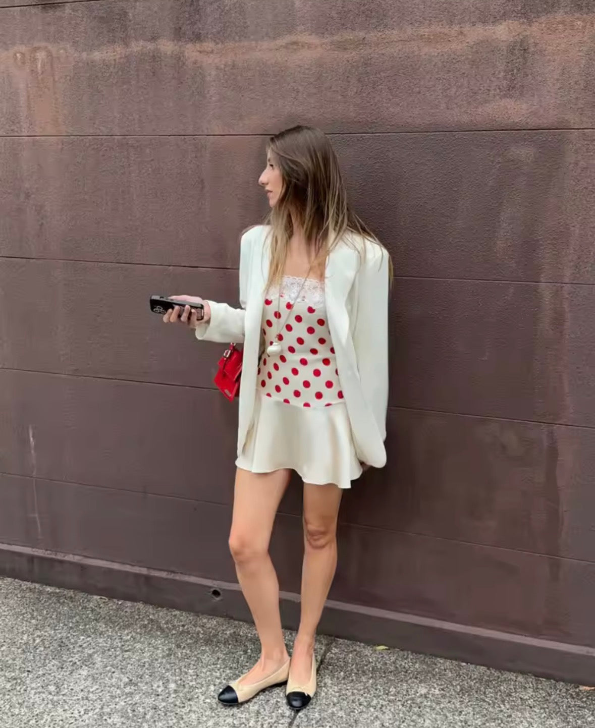 Vestido Polka dot vintage