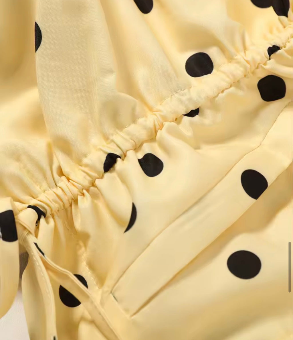 Set polka lemon