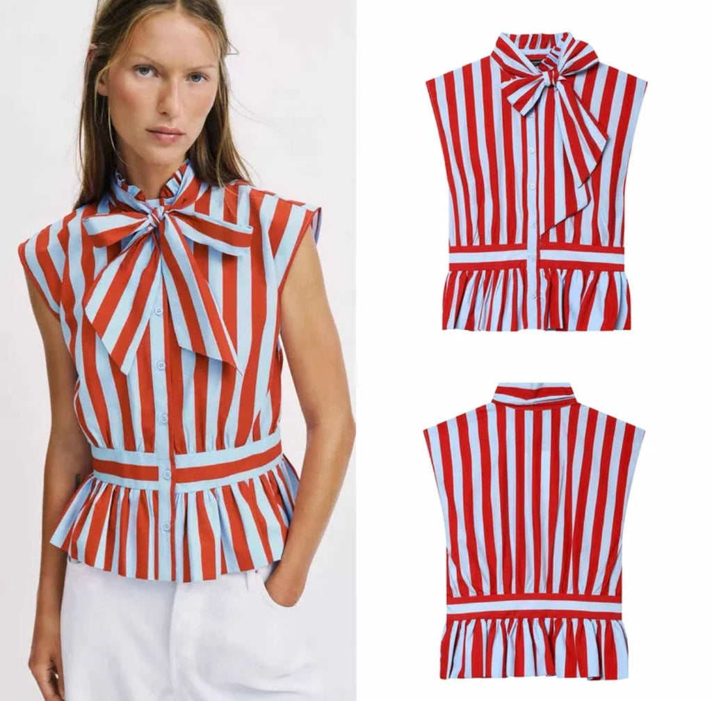 Blusa Rayas Marina Chic