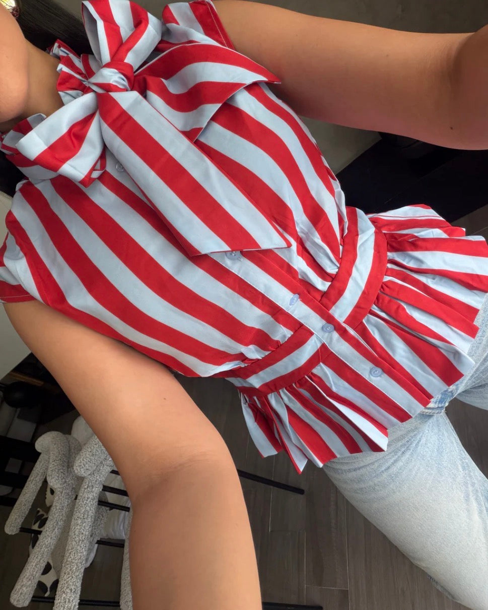 Blusa Rayas Marina Chic