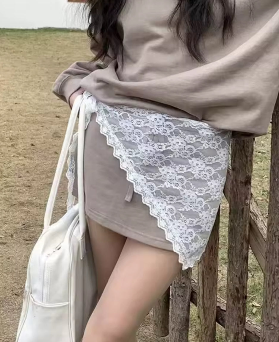 Lace overlay