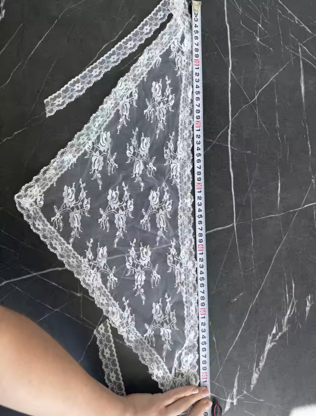 Lace overlay