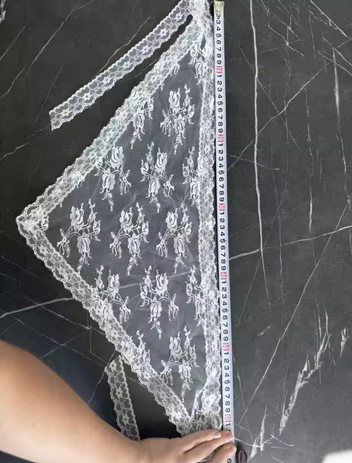 Lace overlay