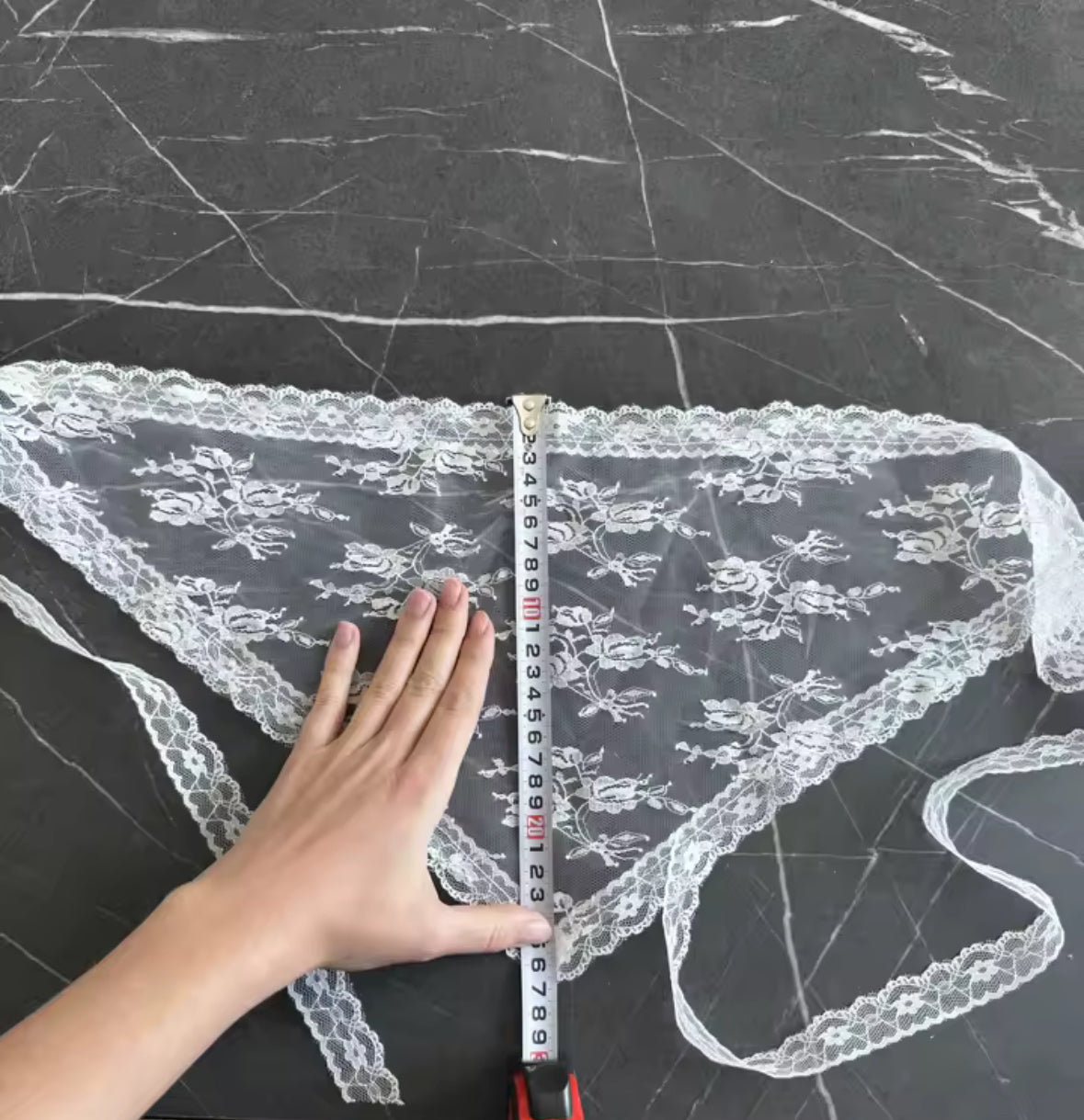 Lace overlay