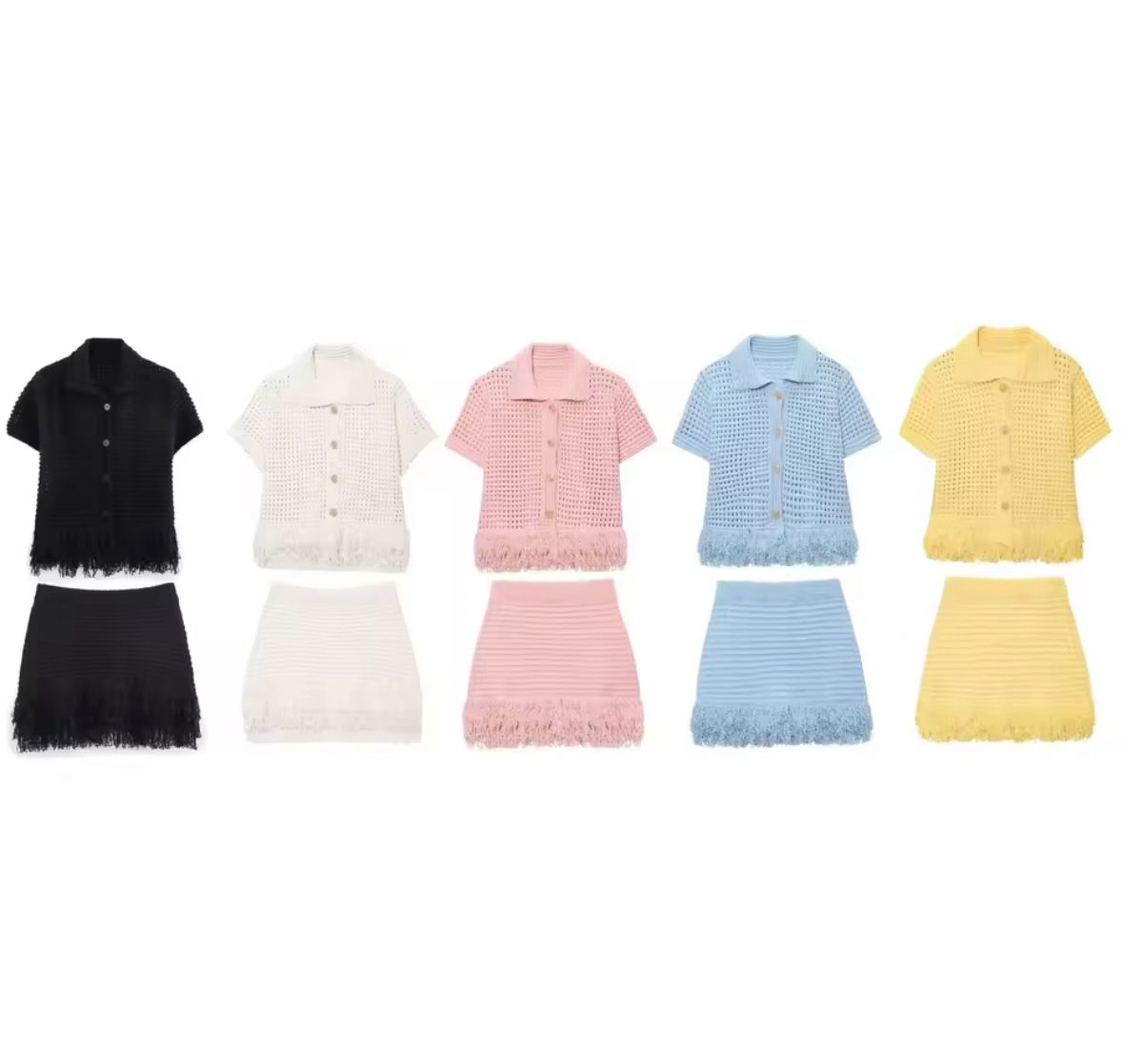 Conjunto de punto a la moda