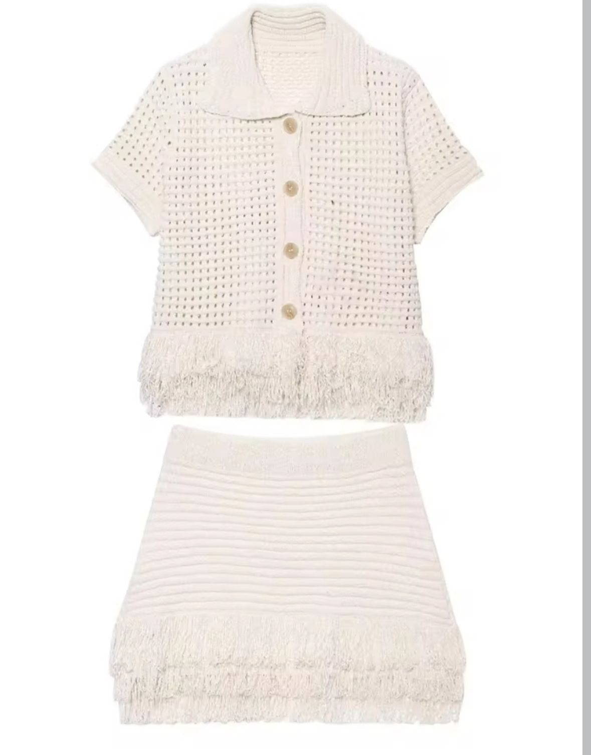 Conjunto de punto a la moda