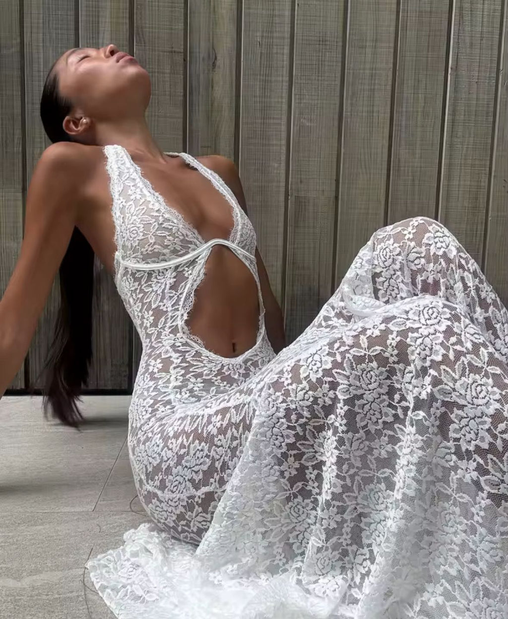 Vestido de encaje moda "Lace outfit"