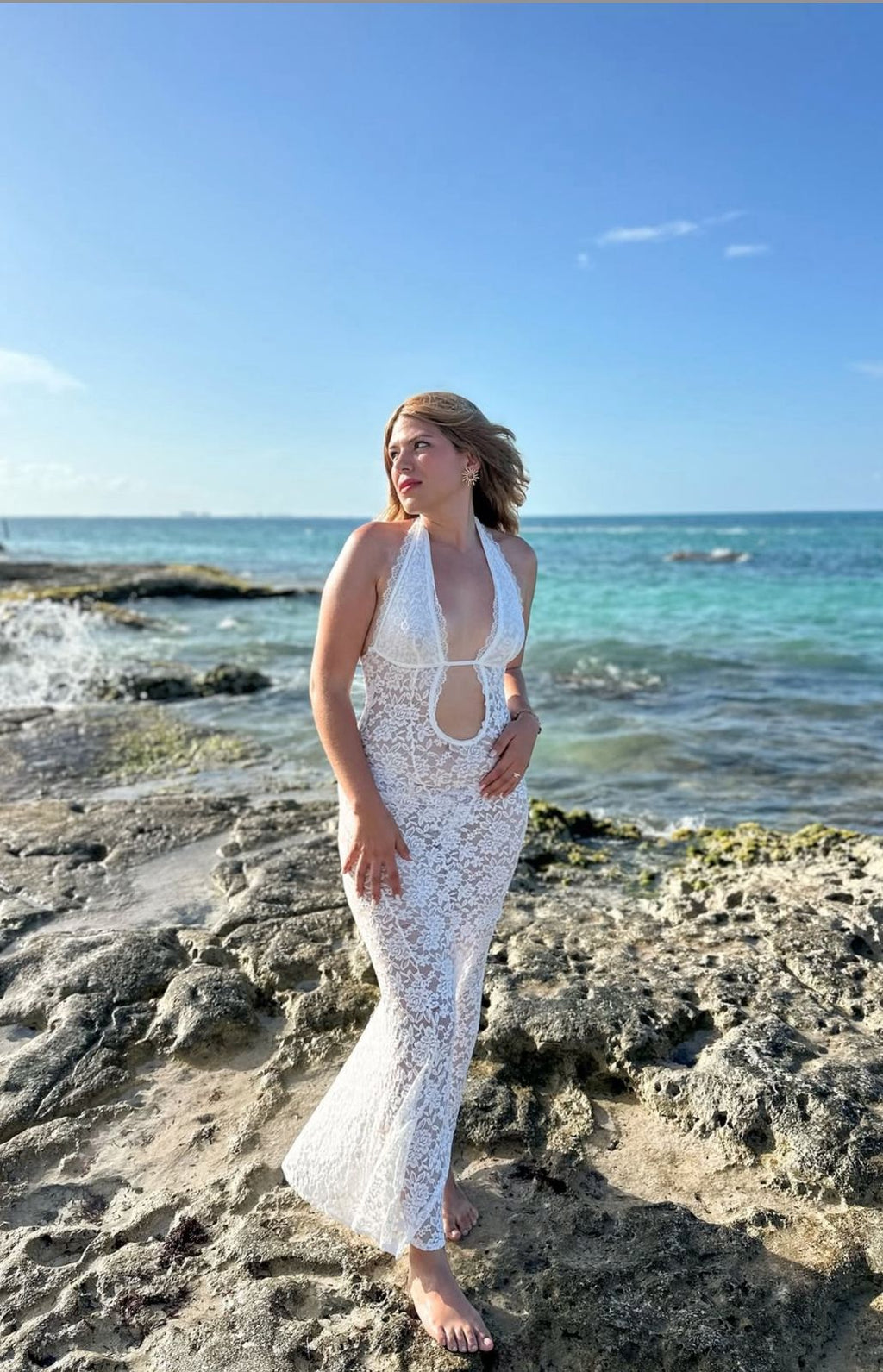 Vestido de encaje moda "Lace outfit"