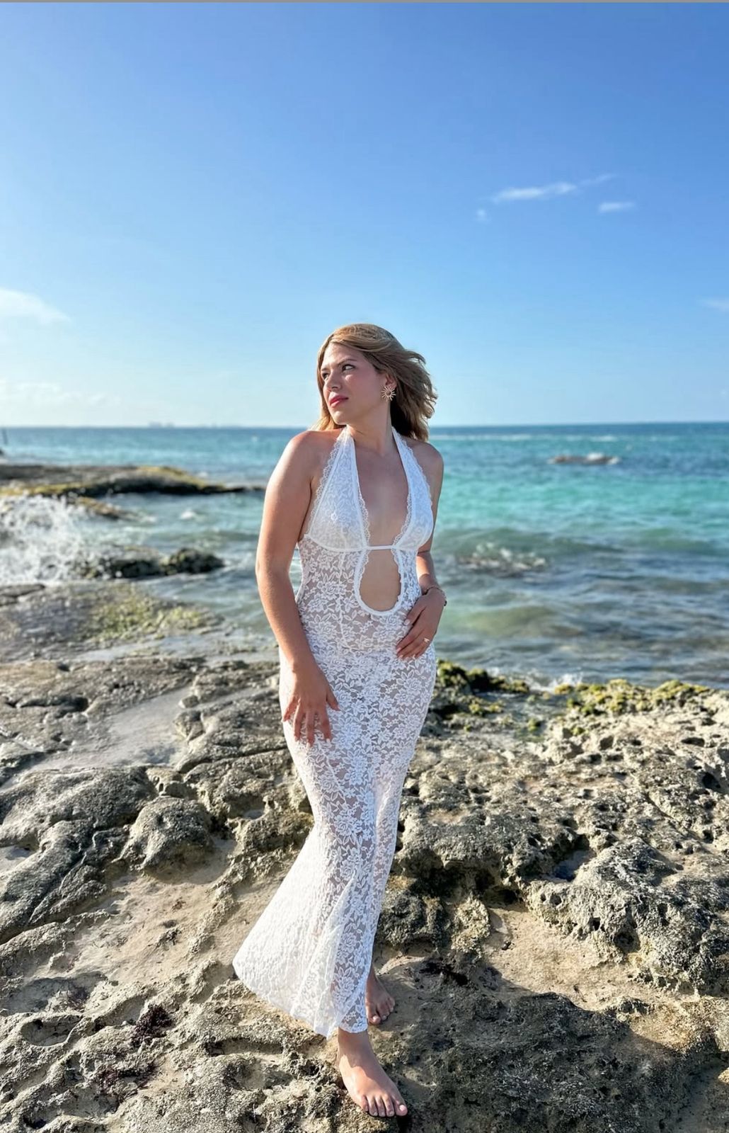 Vestido de encaje moda "Lace outfit"