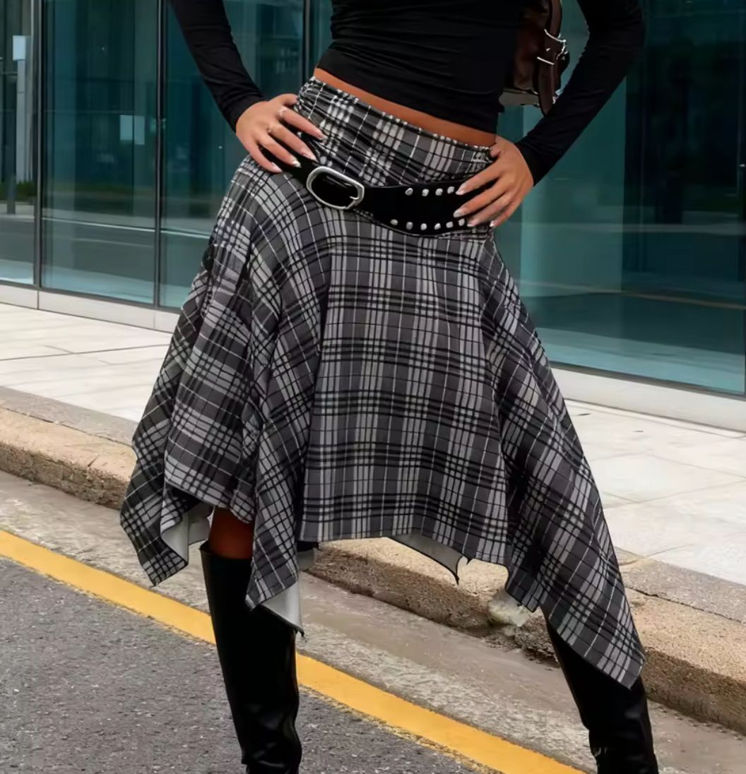 Falda Moda "Hirigin" cuadros