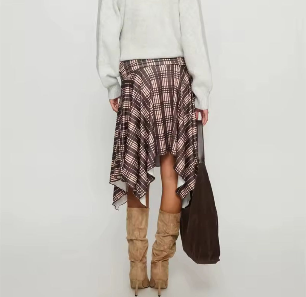 Falda Moda "Hirigin" cuadros